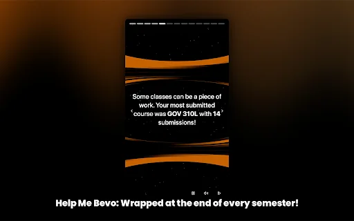 ดาวน์โหลด Help Me Bevo – ส่วนขยายเพิ่มแรงจูงใจในการส่งงานฟรี - Screenshot 3
