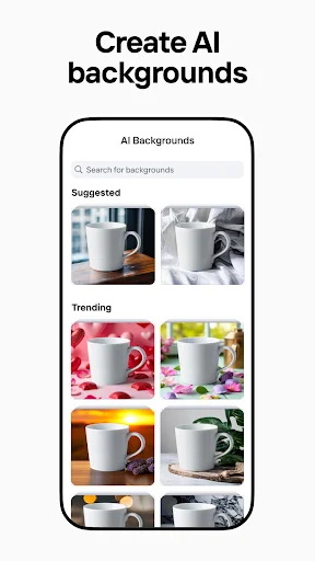 ดาวน์โหลด Photoroom AI Photo Editor ล่าสุด – ลบพื้นหลังมืออาชีพฟรี - Screenshot 1