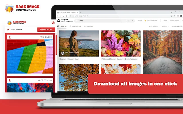 ดาวน์โหลด Base Image Downloader ล่าสุด – เซฟรูปภาพได้ในคลิกเดียว ฟรี - Screenshot 2