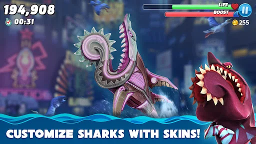 ดาวน์โหลด Hungry Shark World ล่าสุด – เกมฉลามสุดมันส์ เล่นฟรีบนมือถือ - Screenshot 3