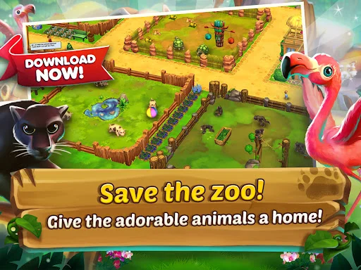 ดาวน์โหลด Zoo 2: Animal Park ล่าสุด – เกมจำลองสวนสัตว์สุดน่ารักบนมือถือ - Screenshot 11