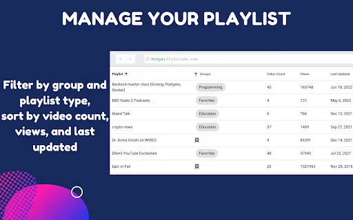 ดาวน์โหลด PocketTube ตัวจัดการ YouTube Playlist ที่ดีที่สุด – จัดระเบียบง่าย - Screenshot 3