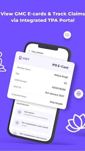 ดาวน์โหลด Visit-Health ล่าสุด – ปรึกษาแพทย์ออนไลน์และจองคิวฟรี - Screenshot 6