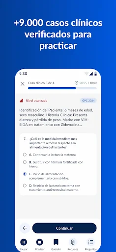 ดาวน์โหลด Gliamediq: Simulador ENARM ล่าสุด – ตัวช่วยสอบแพทย์ฟรี - Screenshot 2