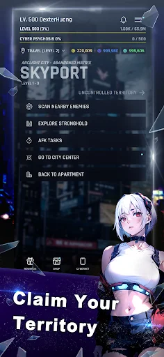 ดาวน์โหลด Arclight City: Cyberpunk RPG ล่าสุด – เกม MMORPG สไตล์ไซเบอร์พังค์ - Screenshot 5