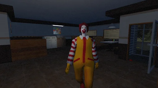 ดาวน์โหลดเกม Ronald McDonalds ล่าสุด – ไขปริศนาสยองขวัญ ฟรี - Screenshot 1