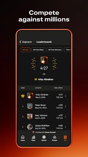 ดาวน์โหลด Strava: ติดตามการวิ่งและปั่นจักรยาน – แอปฟิตเนสยอดนิยม - Screenshot 8