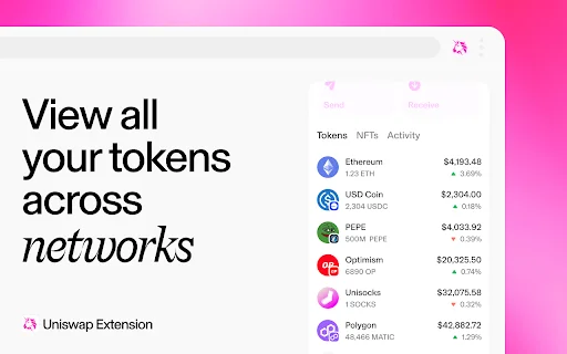 ดาวน์โหลด Uniswap Extension ล่าสุด – กระเป๋าเงิน DeFi ใช้งานง่ายบนเบราว์เซอร์ - Screenshot 3