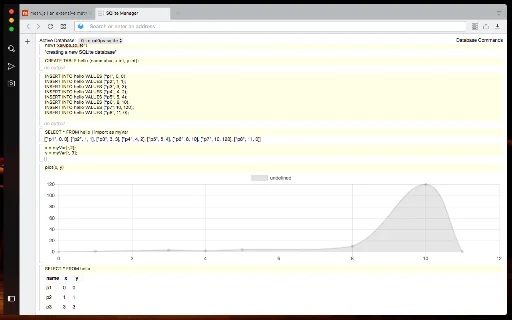 ดาวน์โหลด SQLite Manager ส่วนขยายจัดการฐานข้อมูลบนเบราว์เซอร์ฟรี - Screenshot 1