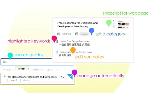 ดาวน์โหลด PAGENOTE ล่าสุด – ไฮไลท์และจดบันทึกบนเว็บ ฟรี - Screenshot 2