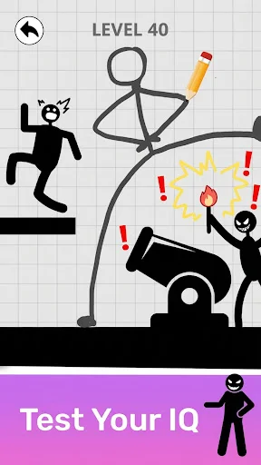 ดาวน์โหลด Save Stickman: Brain Draw Line ล่าสุด – เกมวาดเส้นฝึกสมองฟรี - Screenshot 2