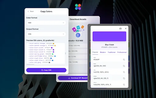 ดาวน์โหลด Peek – เครื่องมือดึงสี ฟอนต์ และ Assets เว็บไซต์ที่ดีที่สุด - Screenshot 4