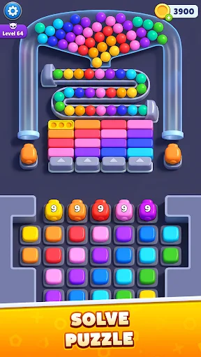 ดาวน์โหลด Color Beads Drop เวอร์ชันล่าสุด – เกมเรียงสีสุดสนุก ฟรี - Screenshot 4