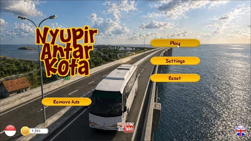 ดาวน์โหลด Bus Driving Around Java Island ล่าสุด – เกมจำลองการขับรถบัสฟรี - Screenshot 1