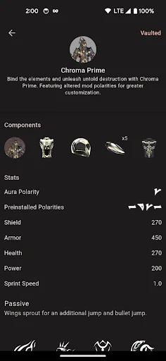 ดาวน์โหลด Cephalon Navis สำหรับ Warframe – ติดตามข้อมูลอัปเดตล่าสุดฟรี - Screenshot 8