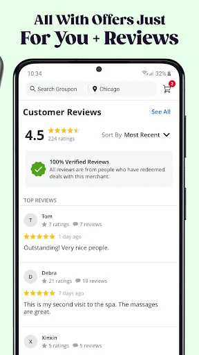 ดาวน์โหลด Groupon แอปดีลส่วนลดสุดคุ้ม – ช้อปประหยัดสูงสุด 70% ฟรี - Screenshot 8