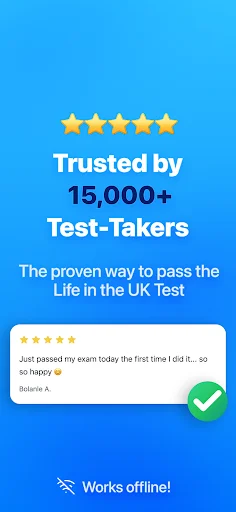 ดาวน์โหลด Life in the UK Test 2026 ฟรี – เตรียมสอบใบขับขี่และสัญชาติอังกฤษ - Screenshot 8