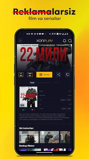 ดาวน์โหลด XonPlay ล่าสุด – ดูหนังและซีรีส์ใหม่พากย์อุซเบก ฟรี - Screenshot 10