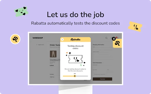 ดาวน์โหลด Rabatta ส่วนขยายช่วยประหยัดเงิน ช้อปปิ้งออนไลน์ได้คุ้มที่สุด - Screenshot 2