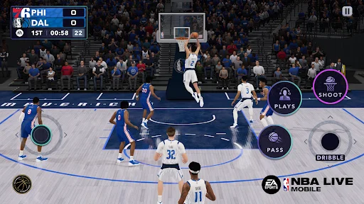 ดาวน์โหลด EA SPORTS™ NBA LIVE Mobile ล่าสุด – เกมบาสเกตบอลสมจริงฟรี - Screenshot 1