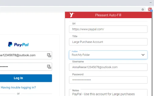 ดาวน์โหลด Pleasant Password Server Auto-Filler – จัดการรหัสผ่านปลอดภัย - Screenshot 1