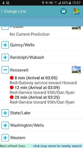 ดาวน์โหลด Chicago Bus Tracker (CTA) ล่าสุด – ติดตามรถบัสและรถไฟชิคาโกฟรี - Screenshot 10