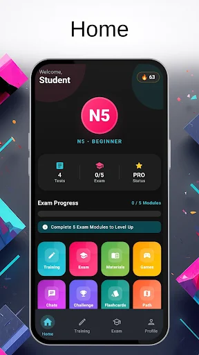ดาวน์โหลด N1 Master of JLPT N5-N1 ฟรี – ฝึกภาษาญี่ปุ่นให้เก่งระดับเซียน - Screenshot 1