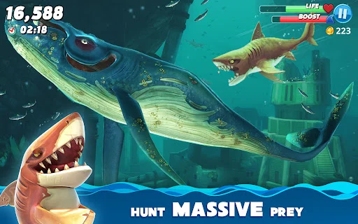 ดาวน์โหลด Hungry Shark World ล่าสุด – เกมฉลามสุดมันส์ เล่นฟรีบนมือถือ - Screenshot 11