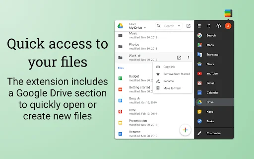 ดาวน์โหลด Black Menu for Google ล่าสุด – เข้าถึงบริการ Google ได้รวดเร็ว - Screenshot 3