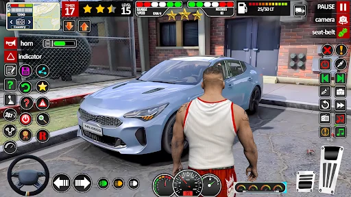 ดาวน์โหลด School Car Simulator 2024 ล่าสุด – เกมขับรถสมจริง สนุกฟรี - Screenshot 1