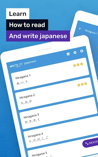 ดาวน์โหลด Write It! Japanese ล่าสุด – ฝึกเขียนคานะฟรีบนมือถือ - Screenshot 10