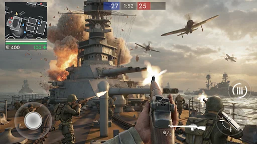 World War Heroes: เกมยิง WW2 สุดมันส์ ดาวน์โหลดฟรีบนมือถือ - Screenshot 2