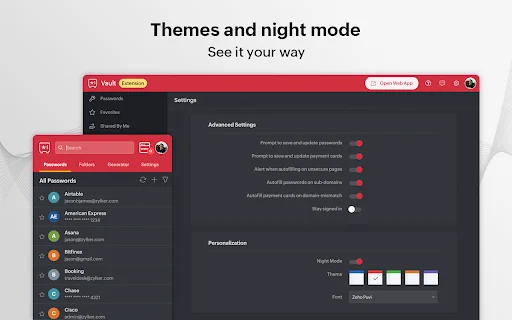 ดาวน์โหลด Zoho Vault – จัดการรหัสผ่านฟรี ปลอดภัย ใช้งานง่ายที่สุด - Screenshot 4