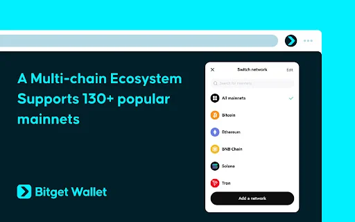 ดาวน์โหลด Bitget Wallet ส่วนขยาย Chrome – กระเป๋าเงิน Web3 และ DeFi ที่ดีที่สุด - Screenshot 3