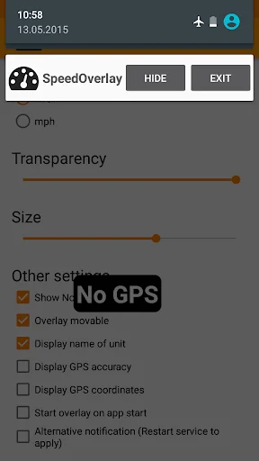 ดาวน์โหลด Speed Overlay ล่าสุด – มาตรวัดความเร็วบนหน้าจอ ฟรี - Screenshot 5