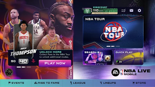 ดาวน์โหลด EA SPORTS™ NBA LIVE Mobile ล่าสุด – เกมบาสเกตบอลสมจริงฟรี - Screenshot 5