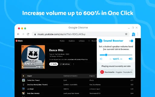 Sound Booster – เพิ่มระดับเสียงให้ดังขึ้นสูงสุด 600% ฟรี - Screenshot 2