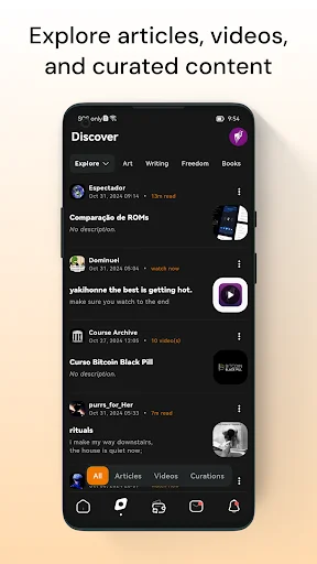 ดาวน์โหลด YakiHonne ล่าสุด – แพลตฟอร์มโซเชียลบน Nostr และ Bitcoin ฟรี - Screenshot 2