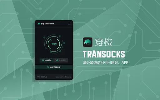 ดาวน์โหลด Transocks ล่าสุด – ส่วนขยายเร่งความเร็วกลับจีนฟรี - Screenshot 1