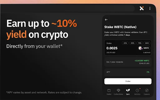 ดาวน์โหลด Xverse: กระเป๋าเงิน Bitcoin ที่ดีที่สุด – รองรับ Ordinals และ Runes - Screenshot 3