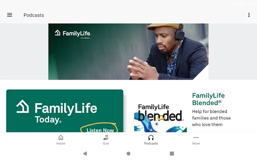 ดาวน์โหลดแอป FamilyLife® ล่าสุด – พอดแคสต์และบทความพัฒนาความสัมพันธ์ ฟรี - Screenshot 5