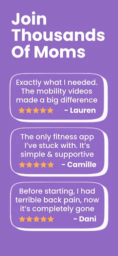 ดาวน์โหลด FitMama: ออกกำลังกายสำหรับคุณแม่ตั้งครรภ์และหลังคลอด ฟรี - Screenshot 6