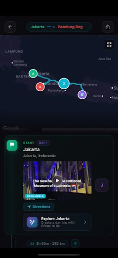 ดาวน์โหลด Tourific AI วางแผนทริปด้วย AI – สร้างเส้นทางท่องเที่ยวในคลิกเดียว - Screenshot 8