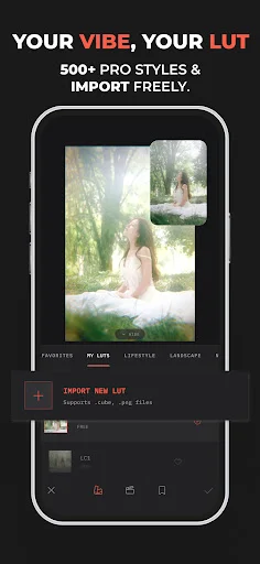 ดาวน์โหลด Modipix: Retro Film & 3D LUTs – แต่งรูปสไตล์ฟิล์มระดับโปร - Screenshot 1