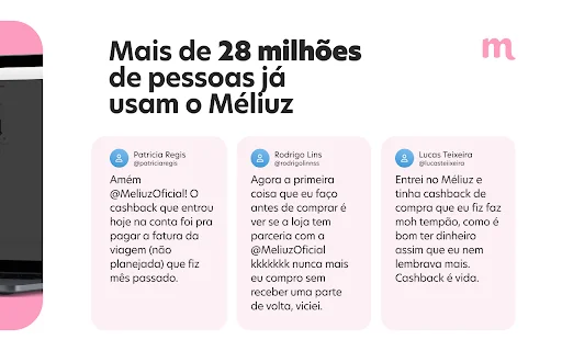 ดาวน์โหลดส่วนขยาย Méliuz: รับเงินคืนและคูปองส่วนลดฟรีทันที - Screenshot 6