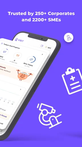 ดาวน์โหลด Visit-Health ล่าสุด – ปรึกษาแพทย์ออนไลน์และจองคิวฟรี - Screenshot 2