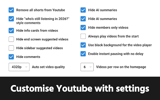 ดาวน์โหลด GoodTube ล่าสุด – ปิดโฆษณา YouTube ถาวร ใช้งานง่ายที่สุด - Screenshot 5
