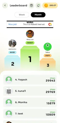 ดาวน์โหลด Walk Wallet ล่าสุด – เดินสะสมแต้มแลกรางวัลฟรี - Screenshot 6