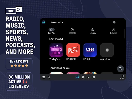 ดาวน์โหลด TuneIn Radio ล่าสุด – ฟังวิทยุสด กีฬา และข่าวสารฟรี - Screenshot 16