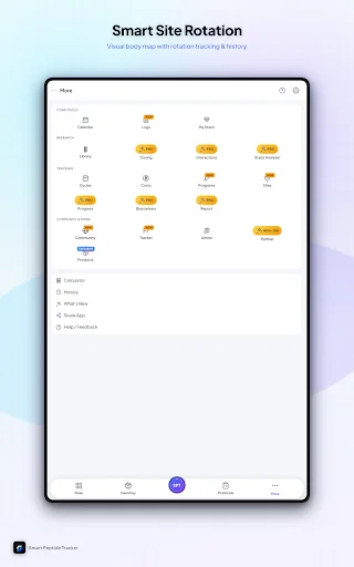 ดาวน์โหลด Smart Peptide Tracker ล่าสุด – จัดการบันทึกเปปไทด์มืออาชีพฟรี - Screenshot 21